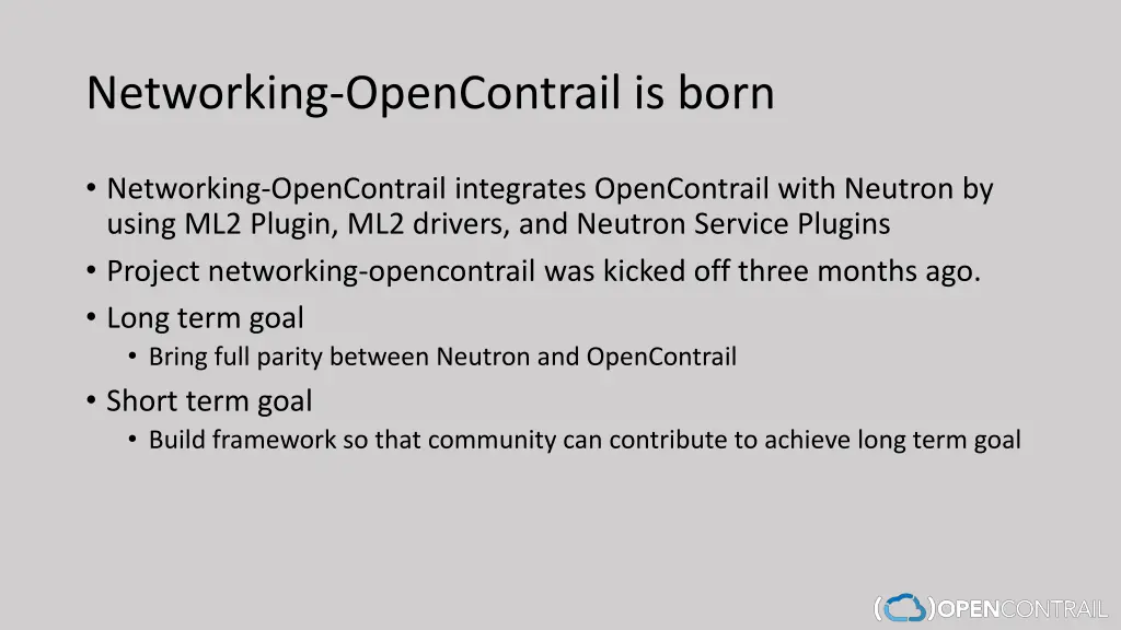 networking opencontrail is born