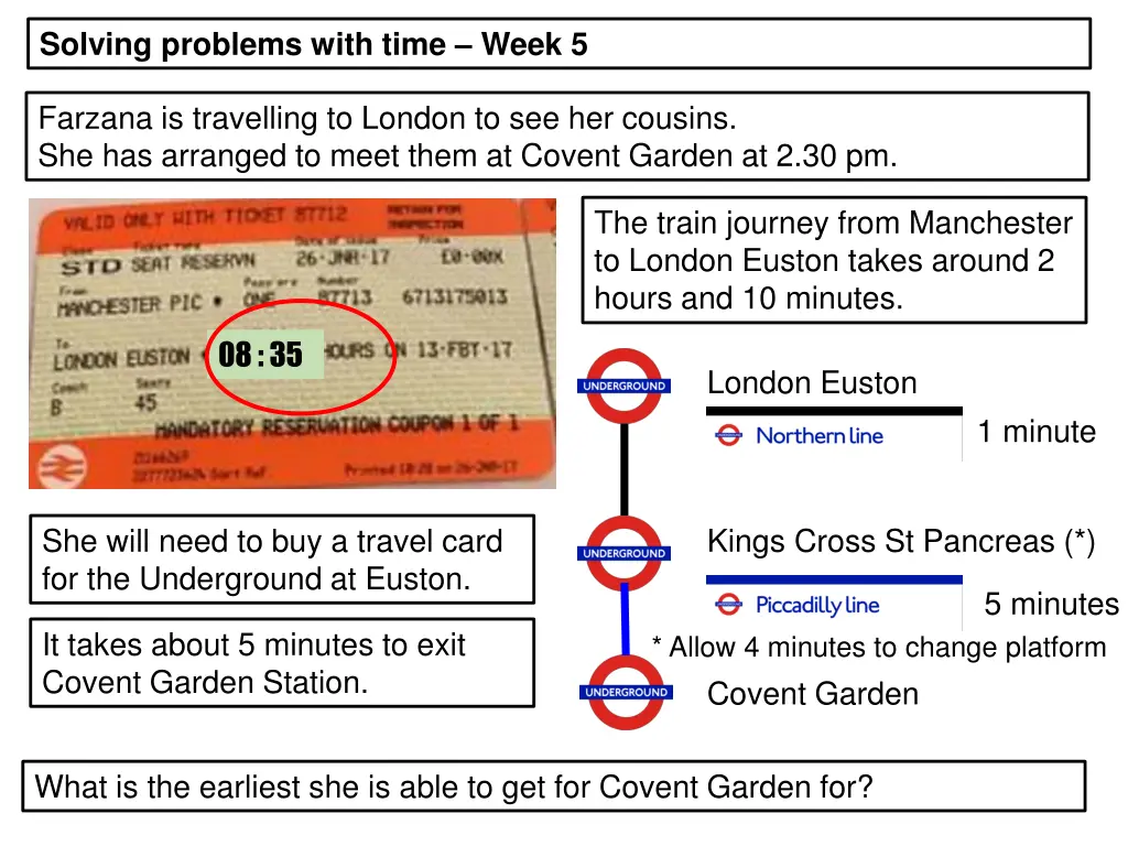 solving problems with time week 5