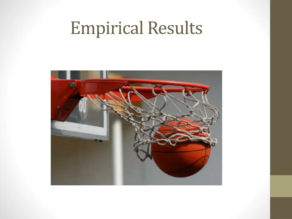 empirical results