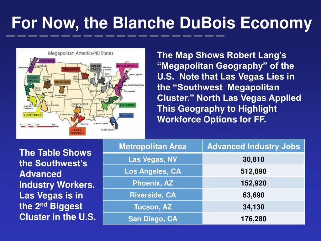 for now the blanche dubois economy