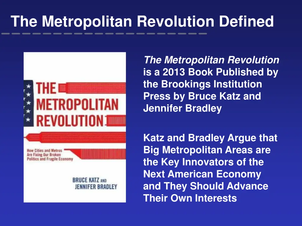 the metropolitan revolution defined