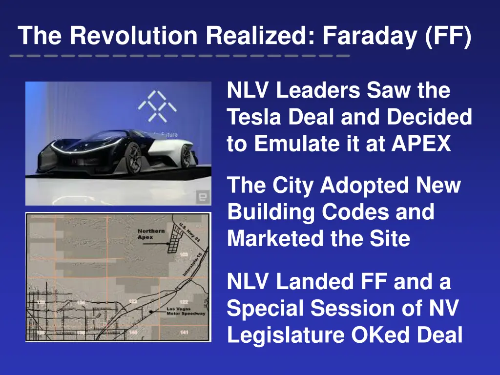 the revolution realized faraday ff