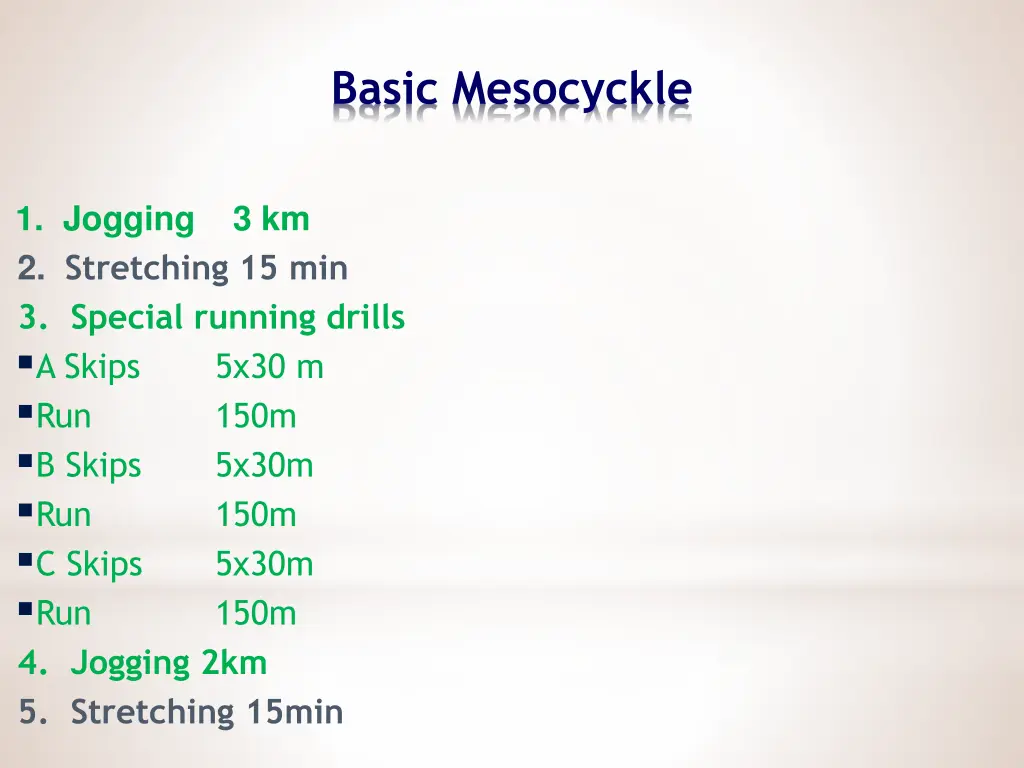 basic mesocyckle 3