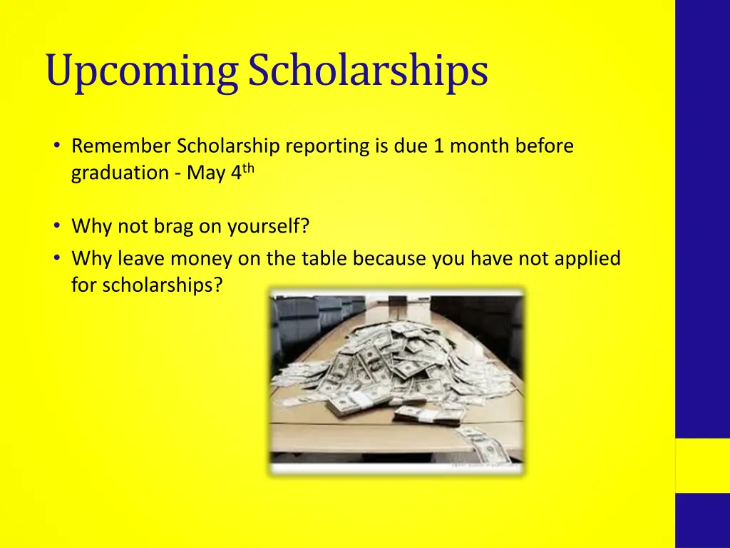 upcoming scholarships