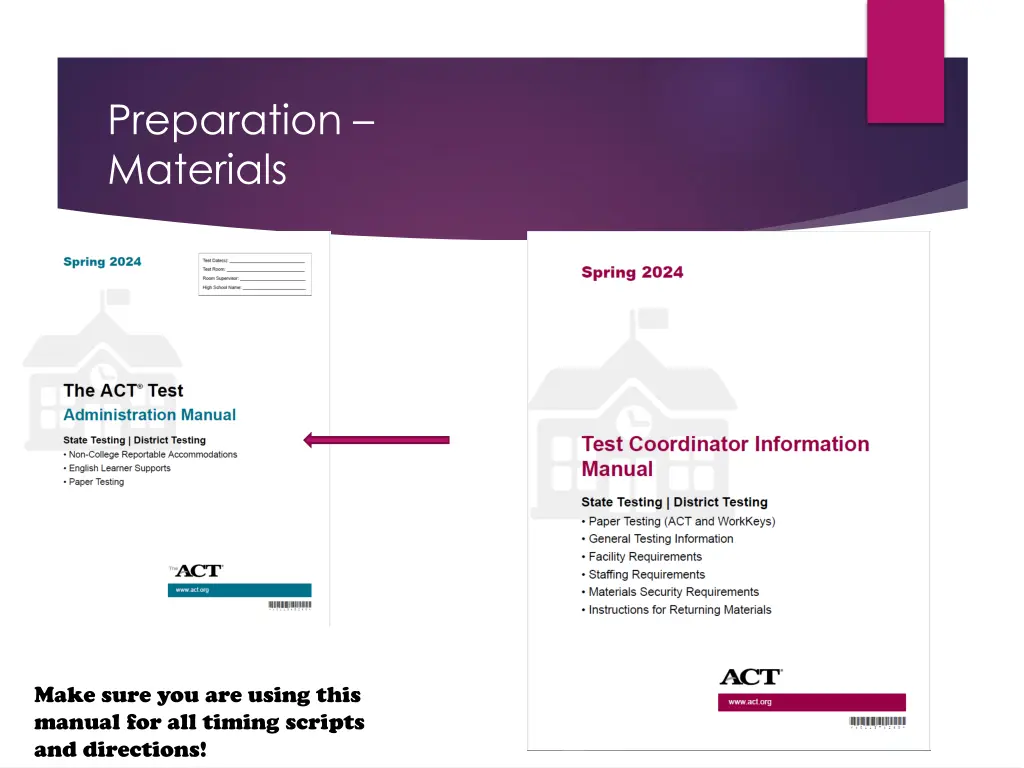 preparation materials 1