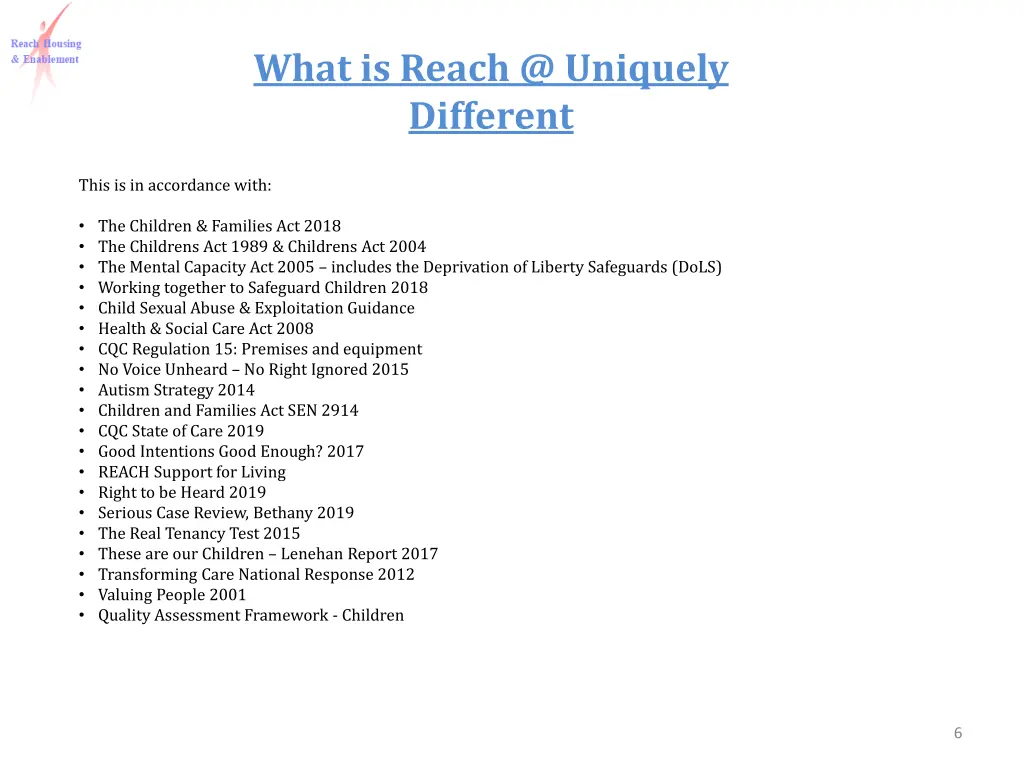 what is reach @ uniquely different 2