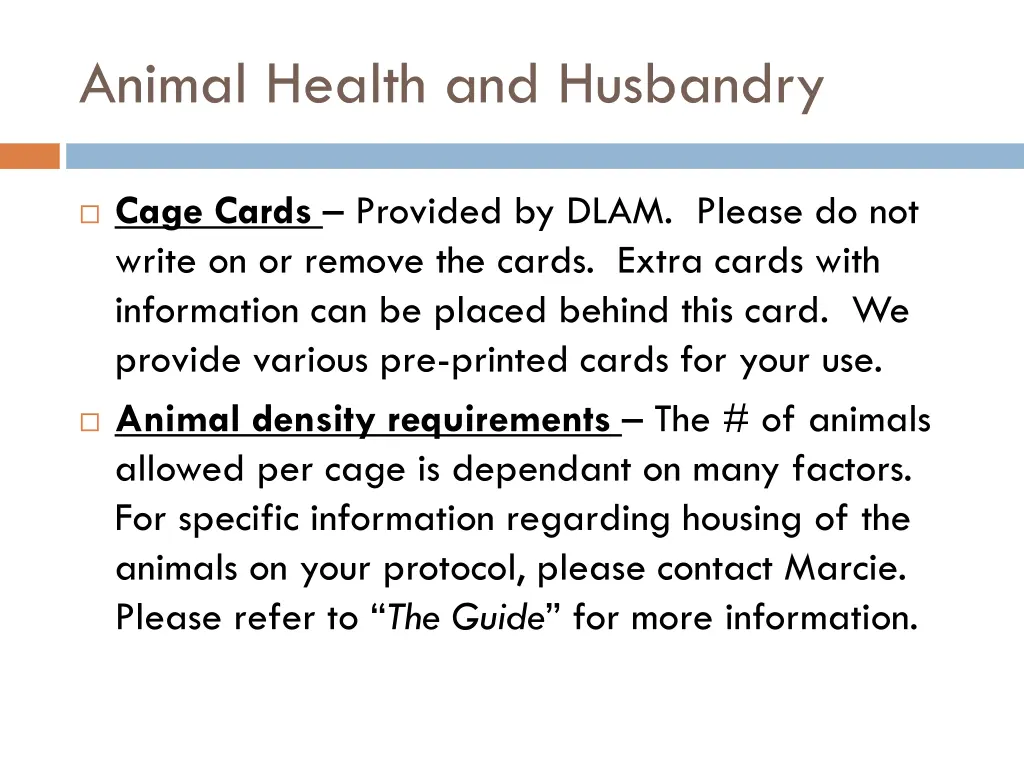 animal health and husbandry 2