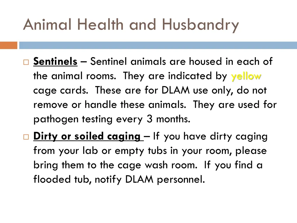 animal health and husbandry 3