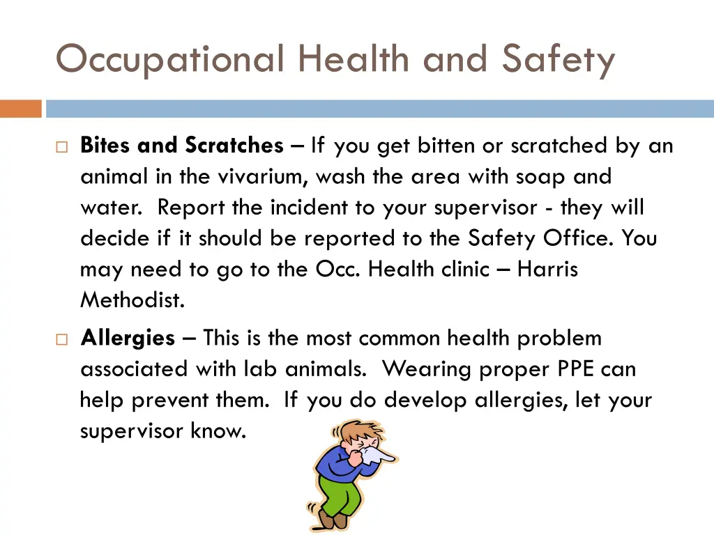 occupational health and safety