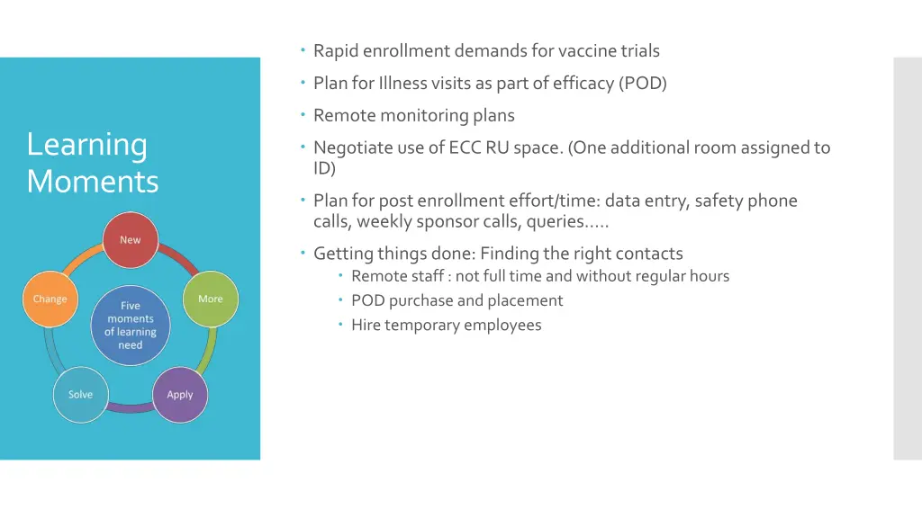 rapid enrollment demands for vaccine trials