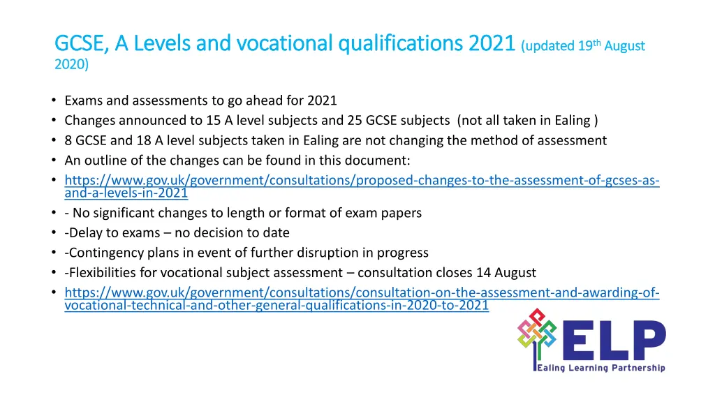 gcse a levels and vocational qualifications 2021