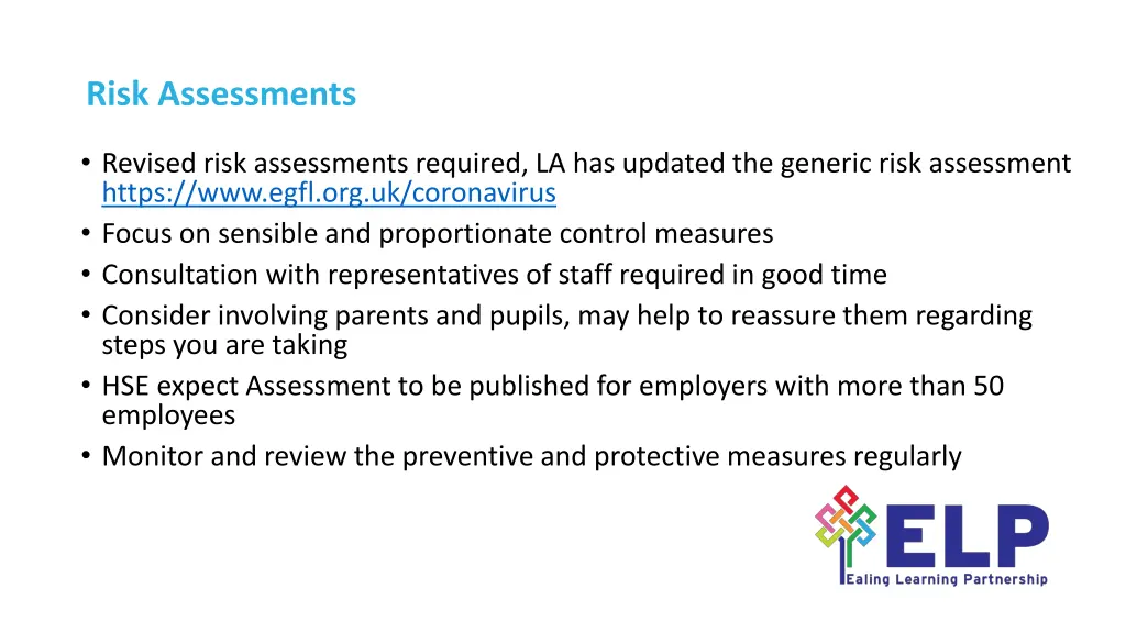 risk assessments