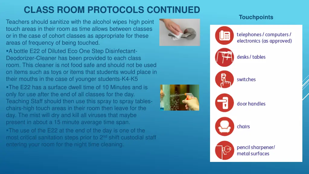 class room protocols continued teachers should