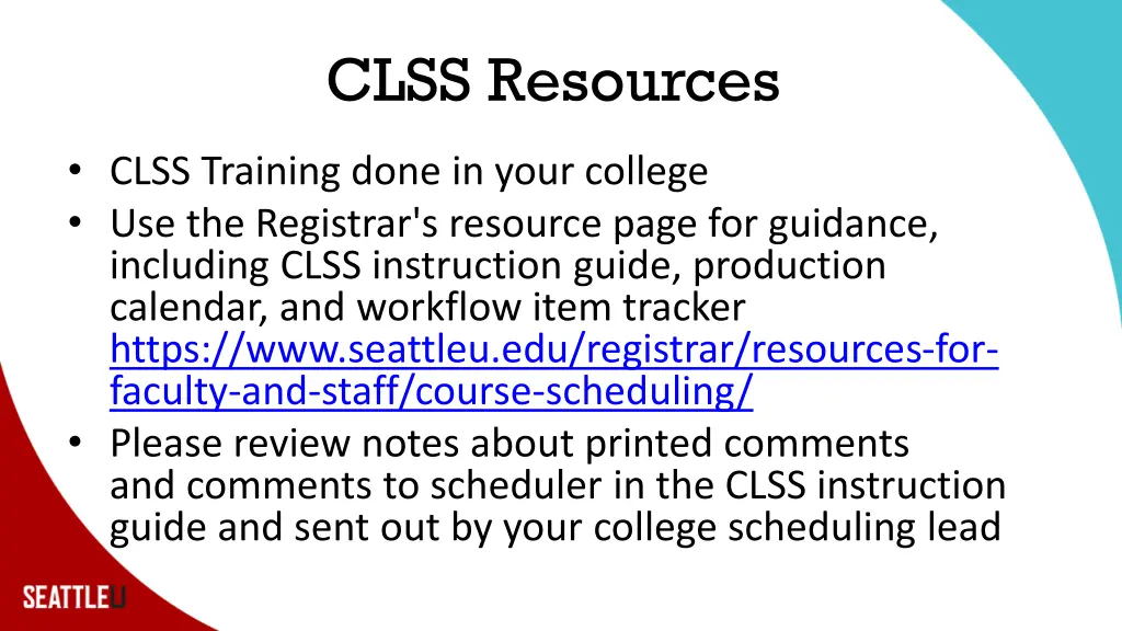 clss resources