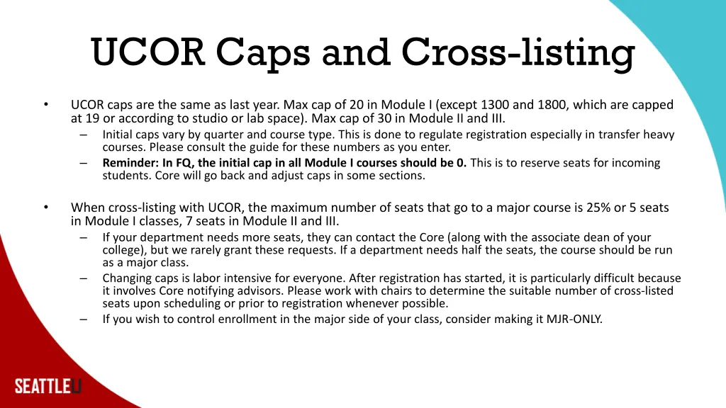 ucor caps and cross listing