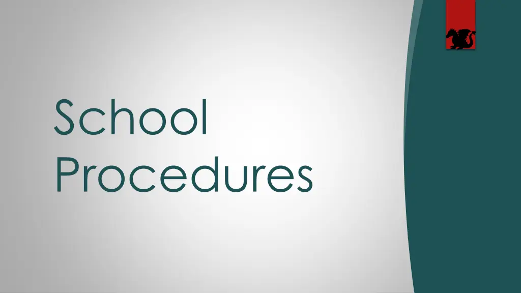 school procedures