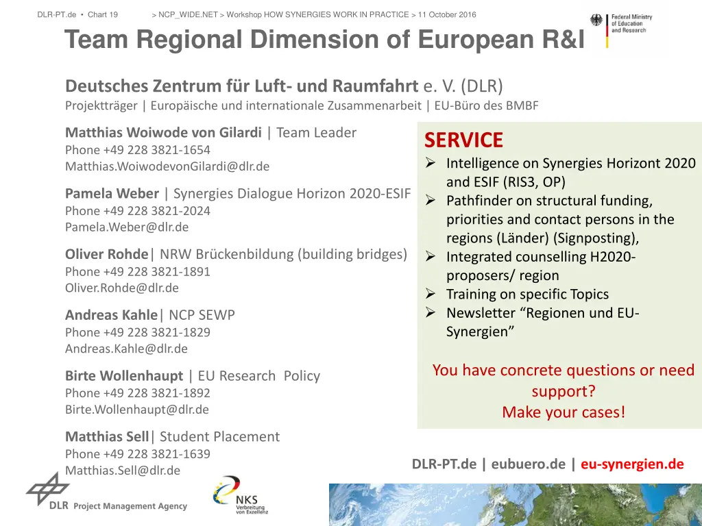 dlr pt de chart 19 team regional dimension