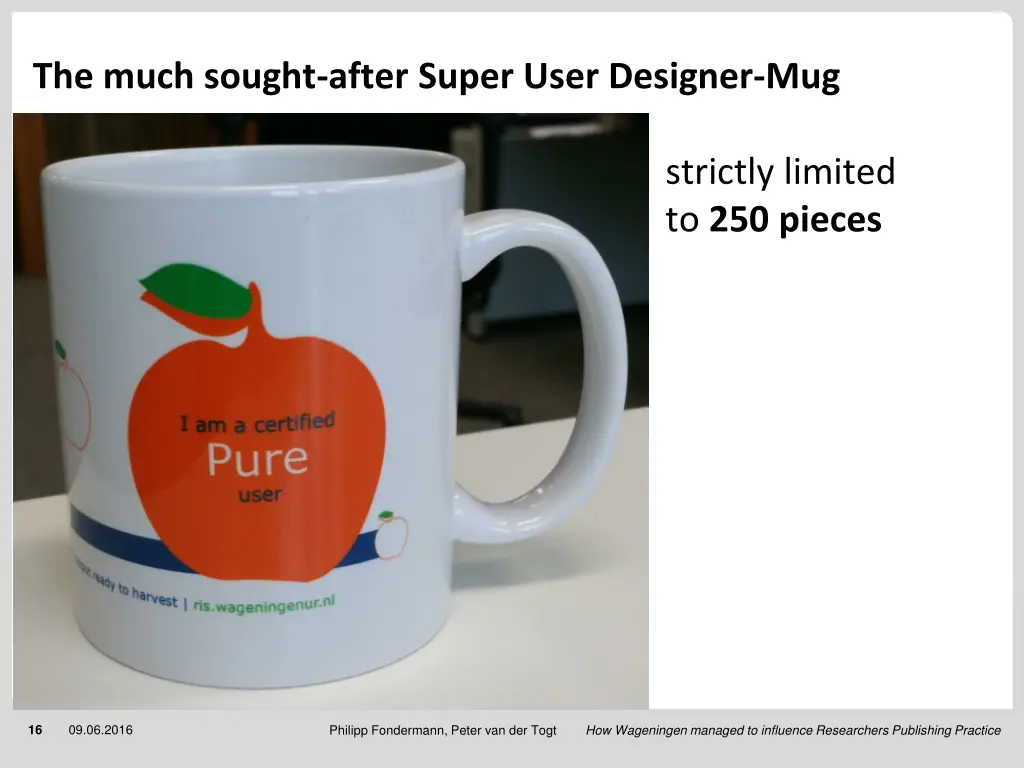 the much sought after super user designer mug