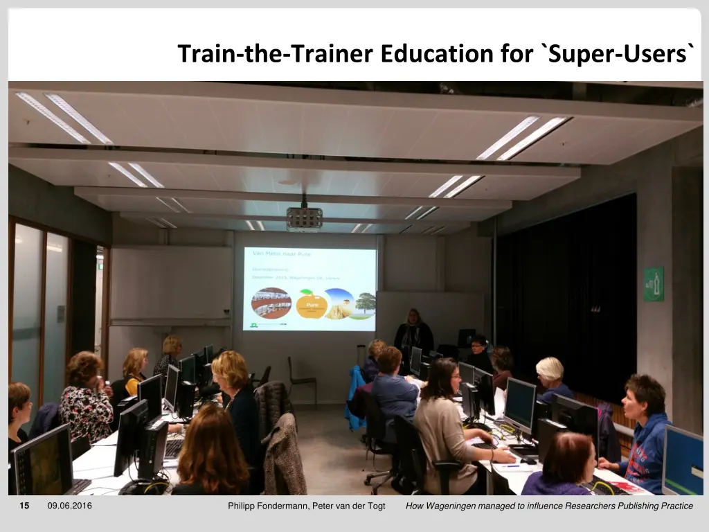 train the trainer education for super users