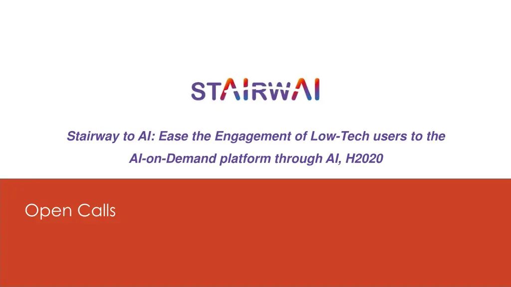 stairway to ai ease the engagement of low tech