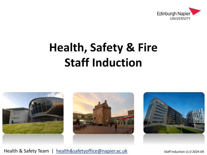 health safety fire staff induction