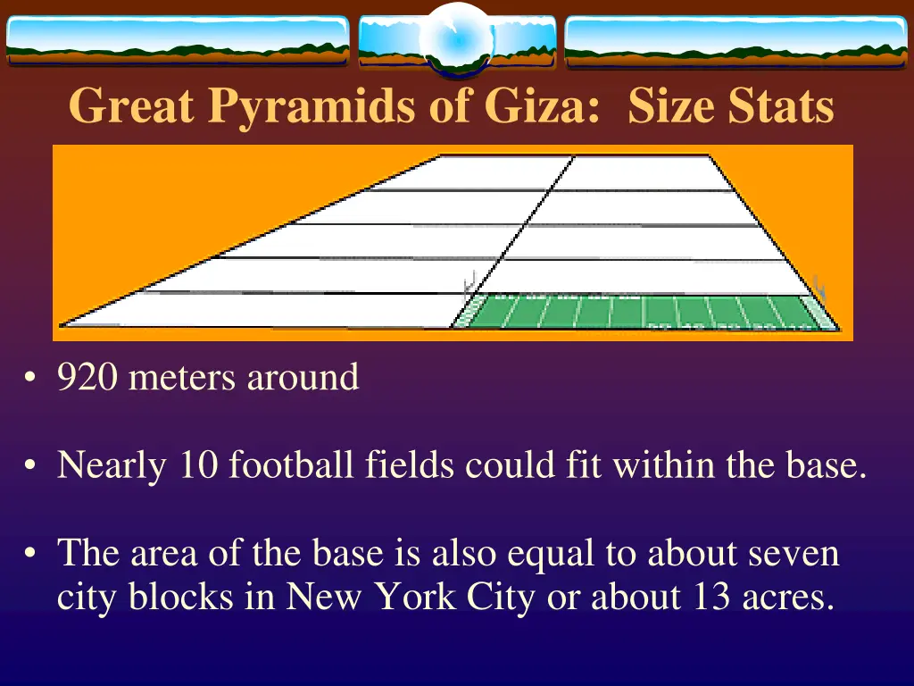 great pyramids of giza size stats