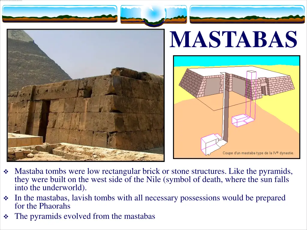 mastabas