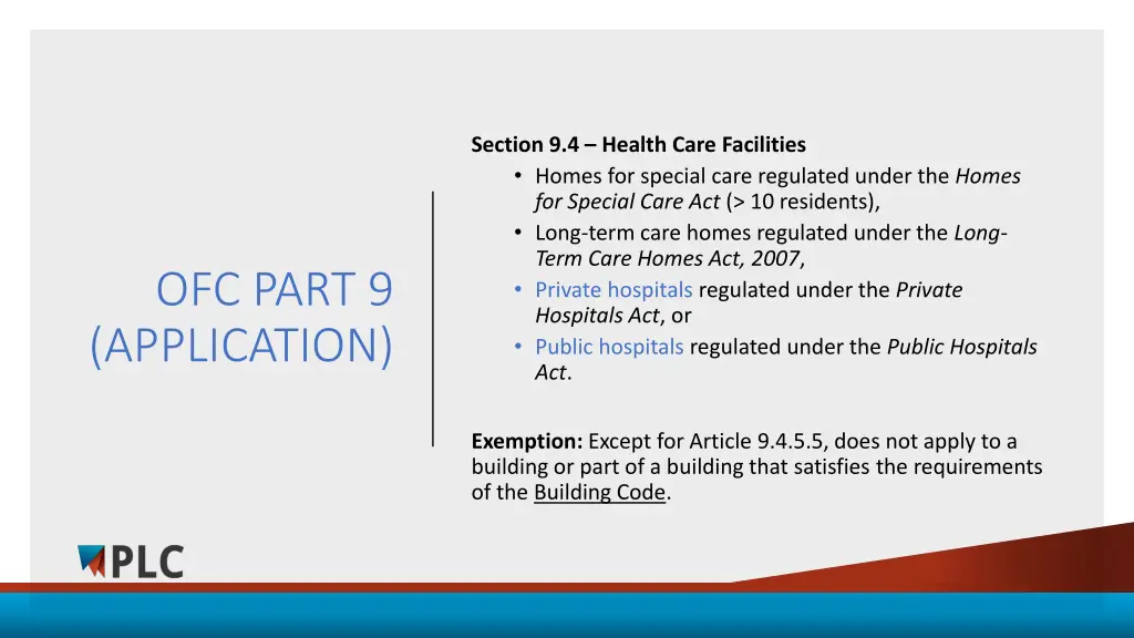 section 9 4 health care facilities homes