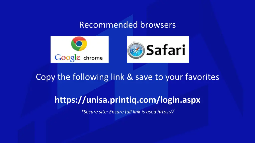 recommended browsers