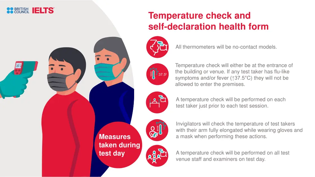 temperature check and self declaration health form