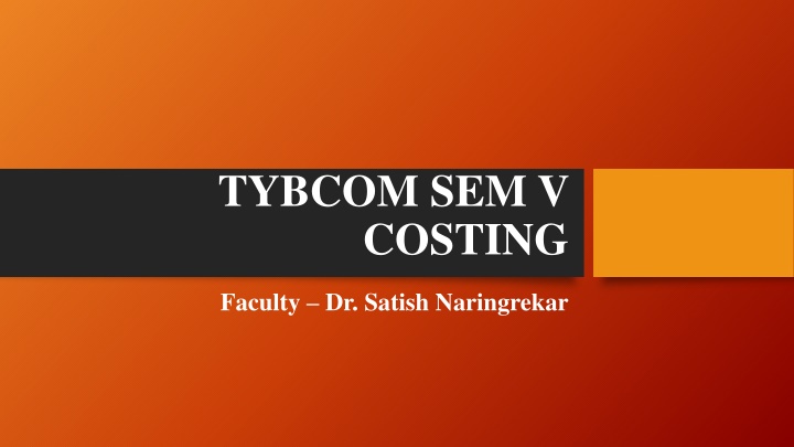 tybcom sem v costing