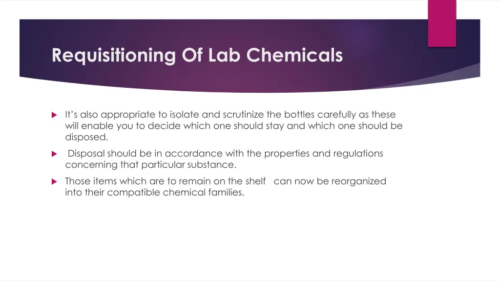 requisitioning of lab chemicals 3