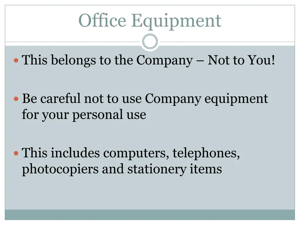 office equipment