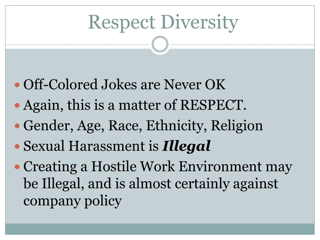 respect diversity