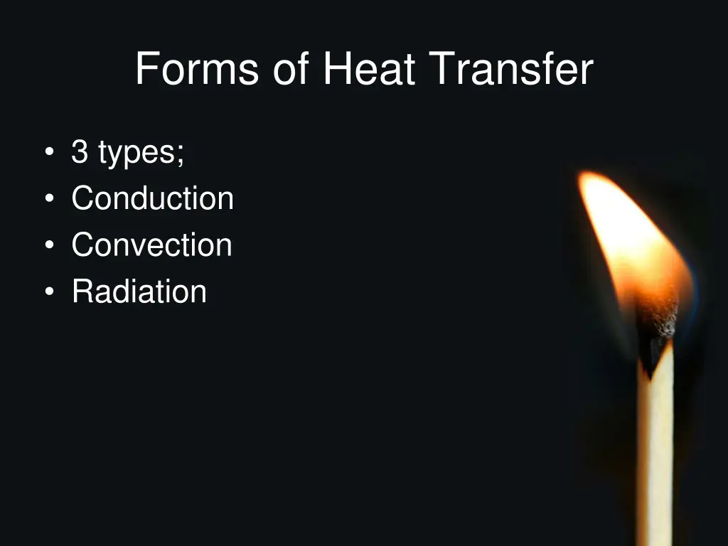 forms of heat transfer