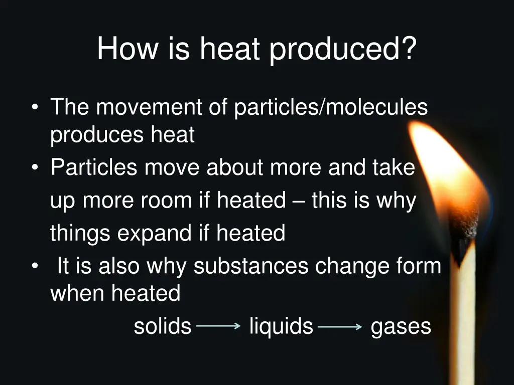 how is heat produced