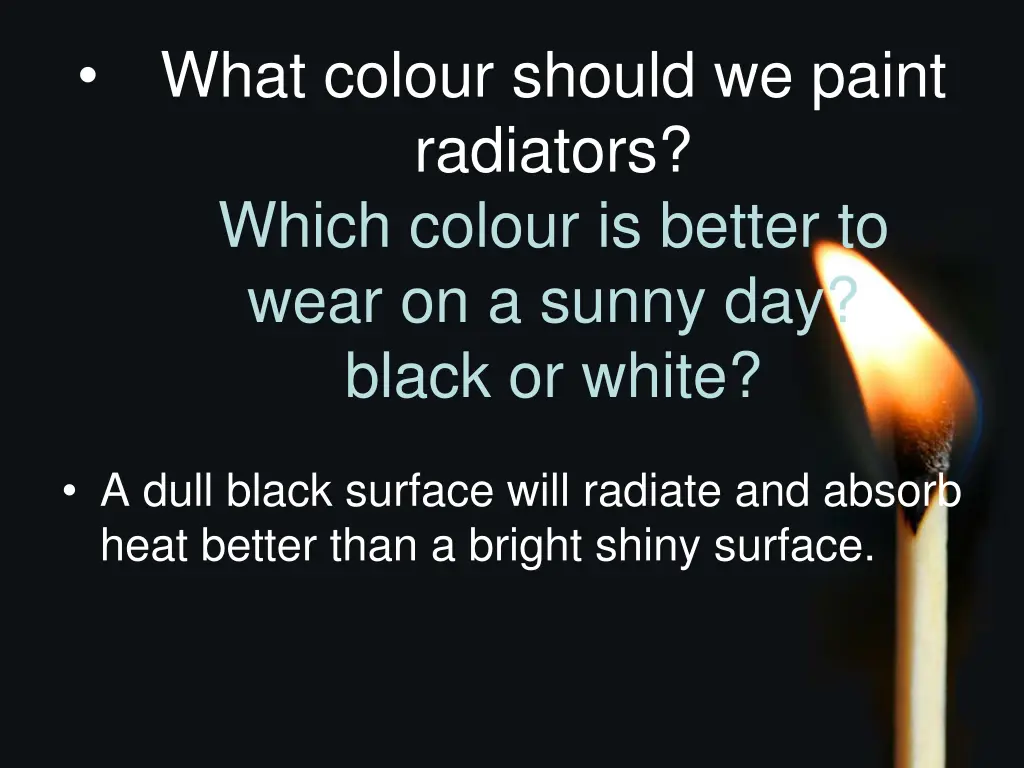 what colour should we paint radiators which