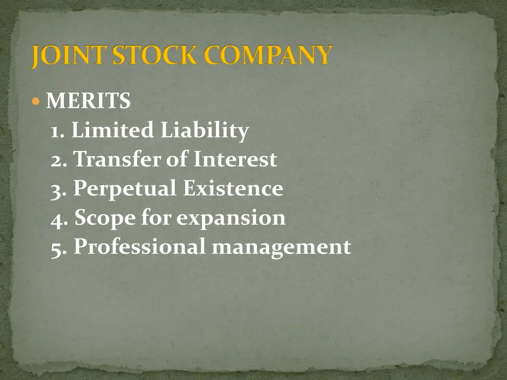 joint stock company 3