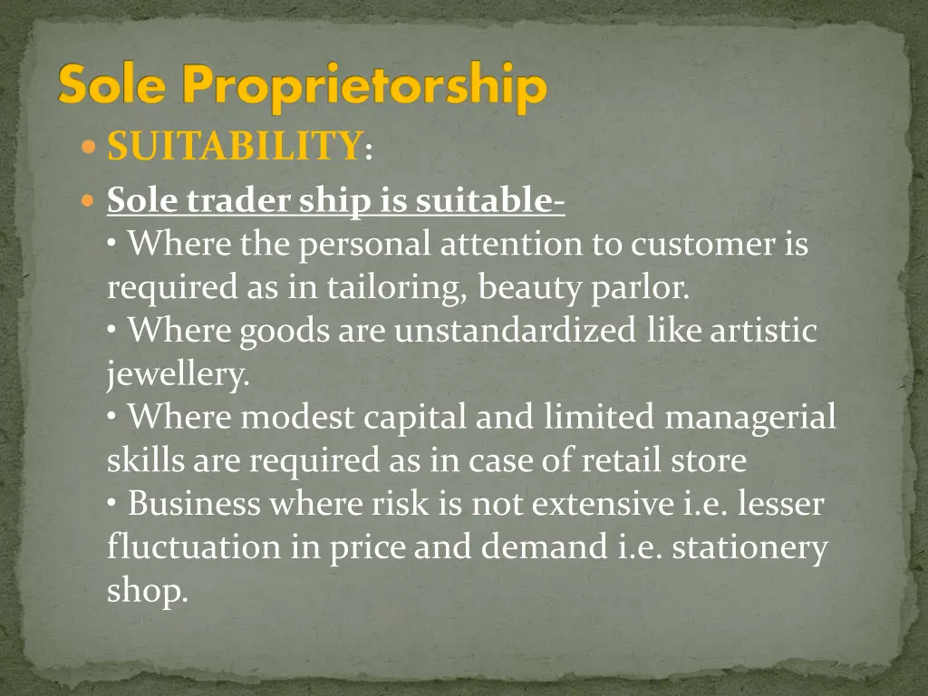 sole proprietorship 4