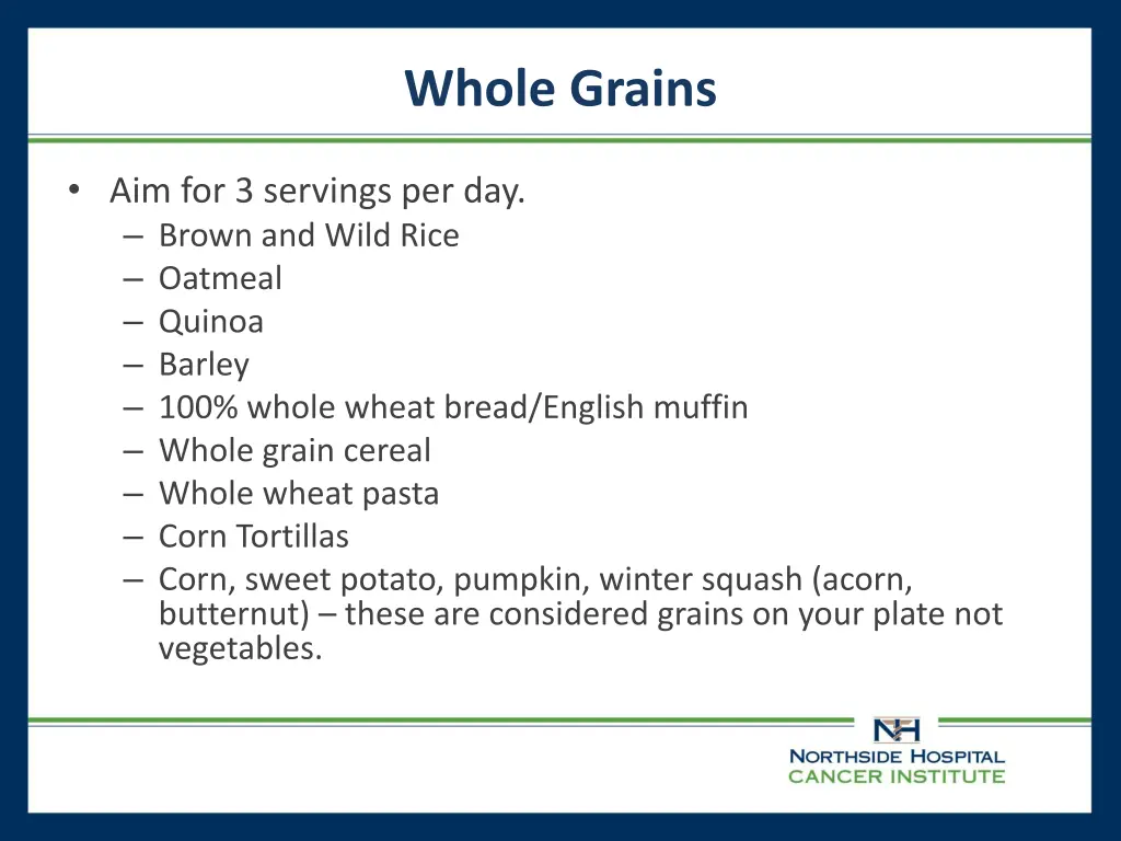 whole grains