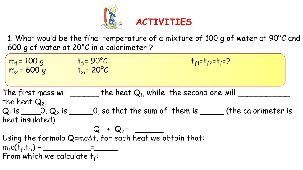 1 what would be the final temperature