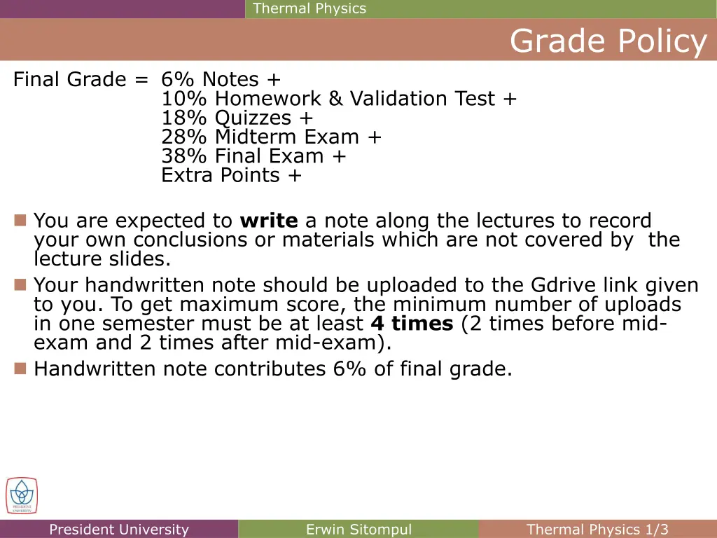 thermal physics 2