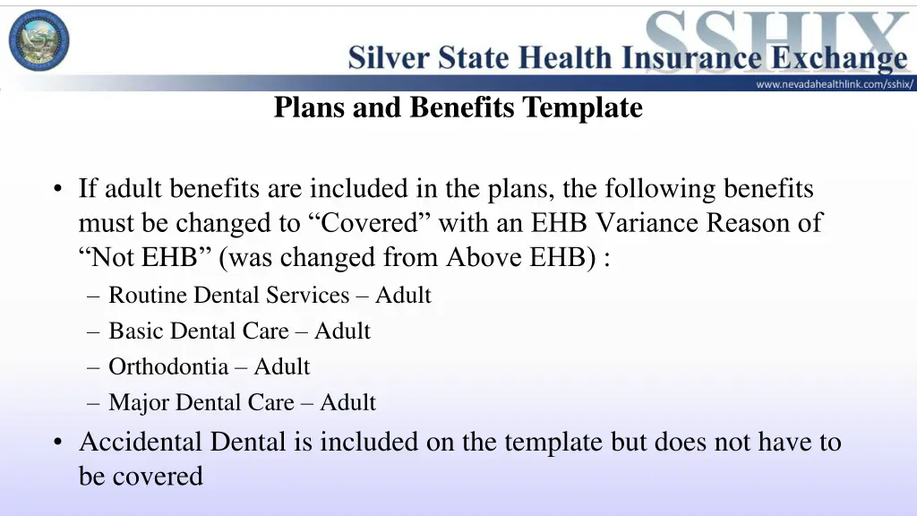 plans and benefits template 1