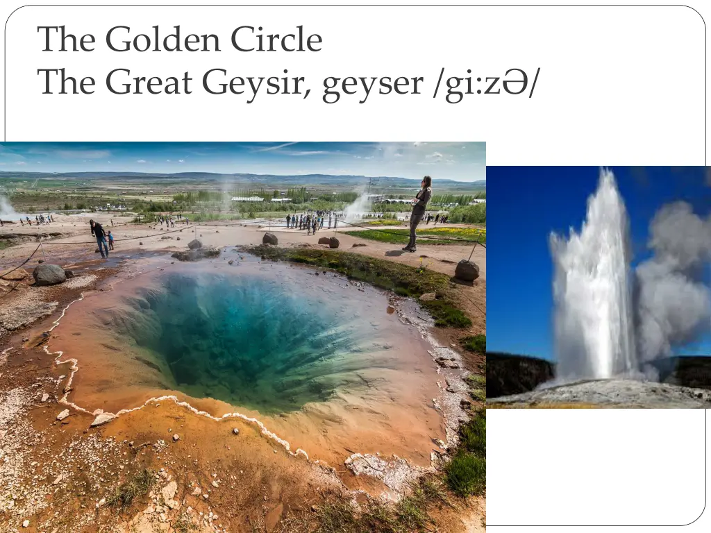 the golden circle the great geysir geyser gi z