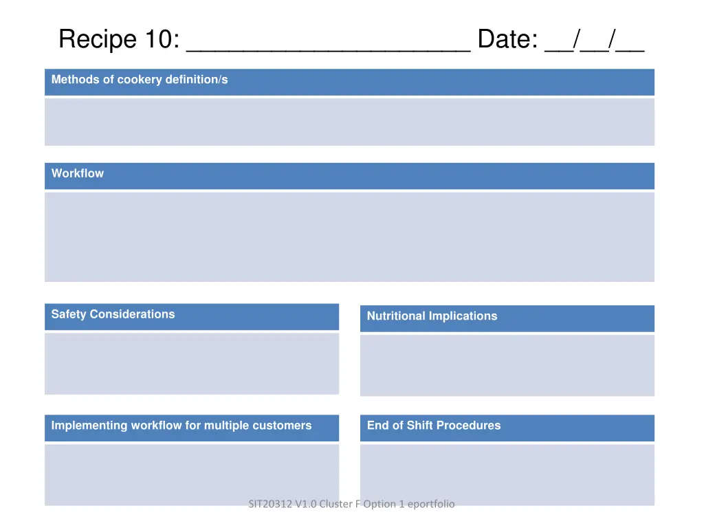 recipe 10 date 1