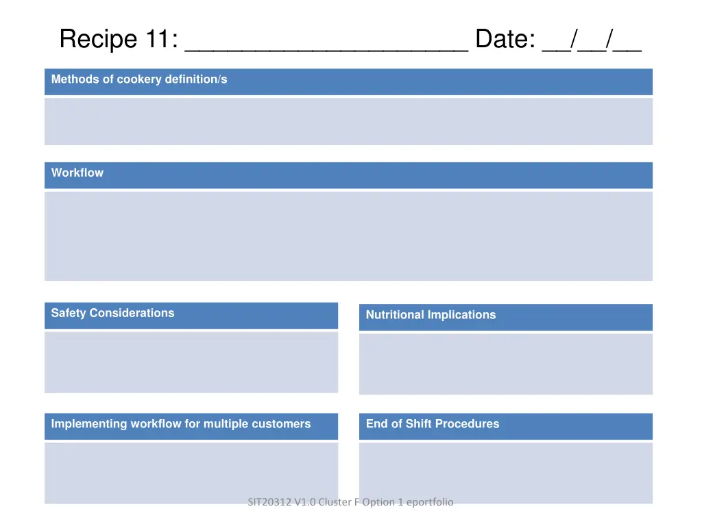 recipe 11 date 1