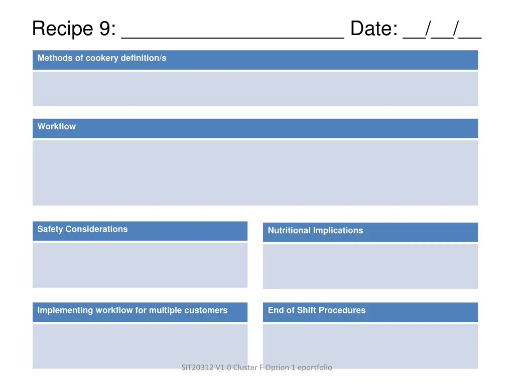 recipe 9 date 1