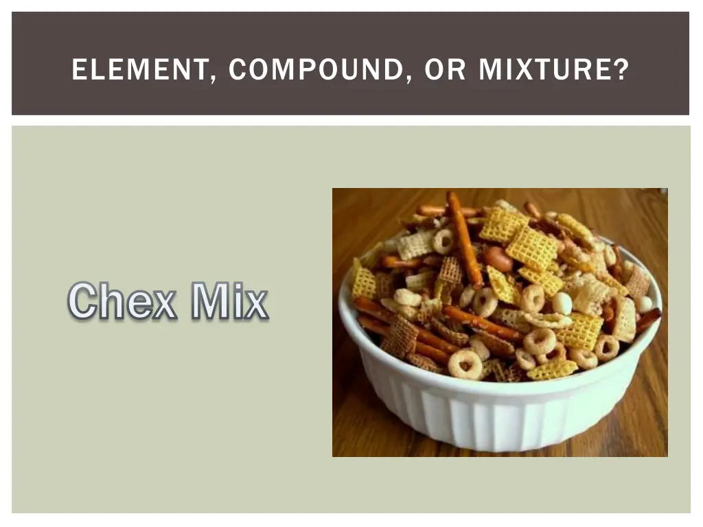 element compound or mixture 3