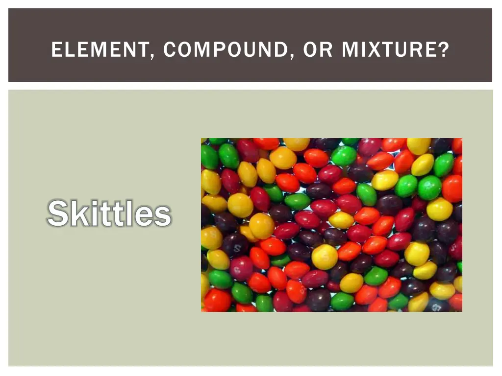 element compound or mixture 6