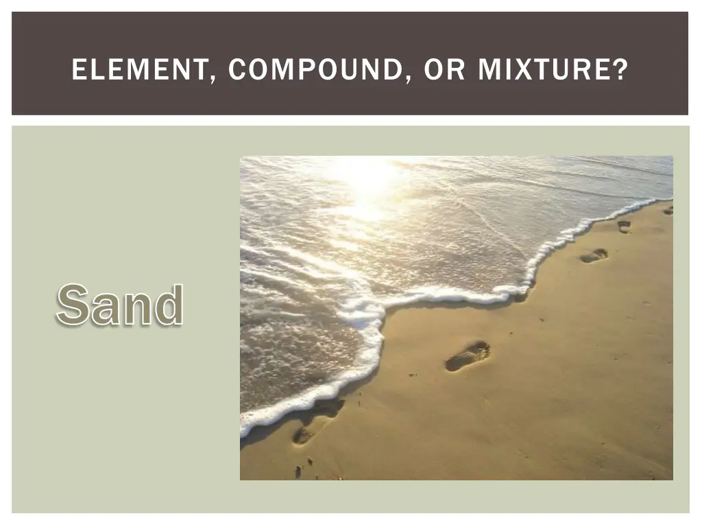 element compound or mixture 9